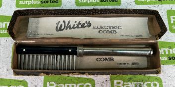 White's electric comb with instructions and box