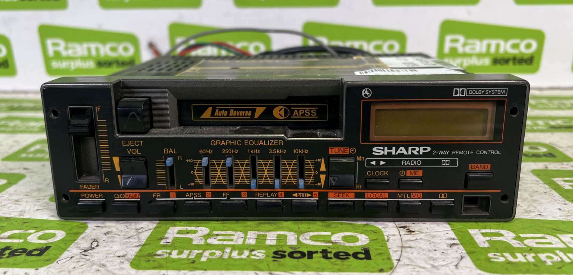 Sharp RG-975 car radio cassette player - Image 2 of 4
