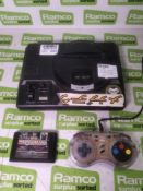 Sega Mega Drive 1600-05 16-bit console with WWF WrestleMania game and SG ProPad controller