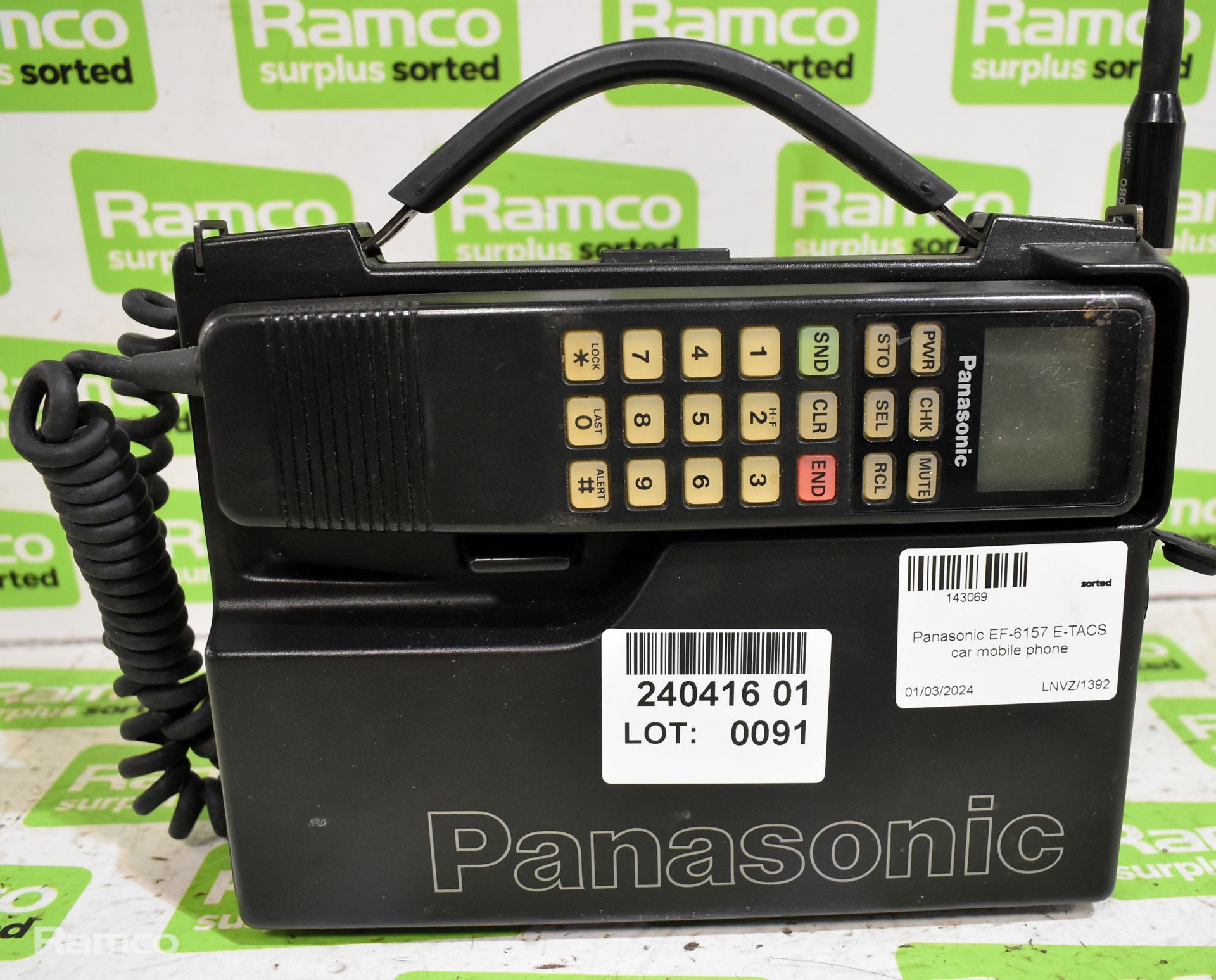 Panasonic EF-6157 E-TACS car mobile phone - Image 2 of 7