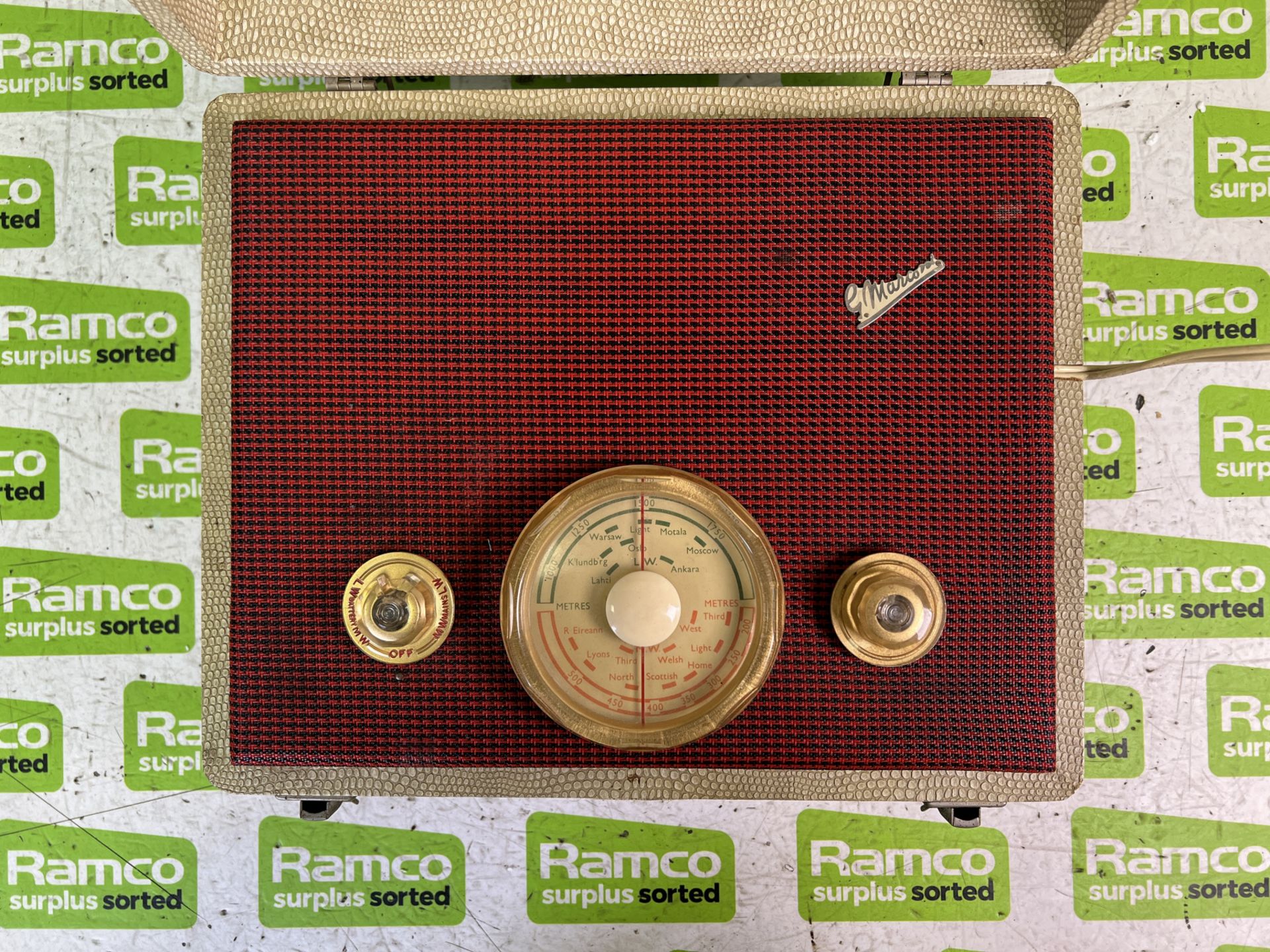 Marconiphone T36AB portable valve radio - Bild 3 aus 3