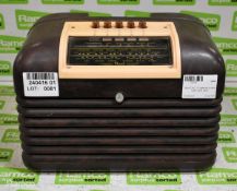 Bush DAC 10 bakelite 5 valve table valve radio