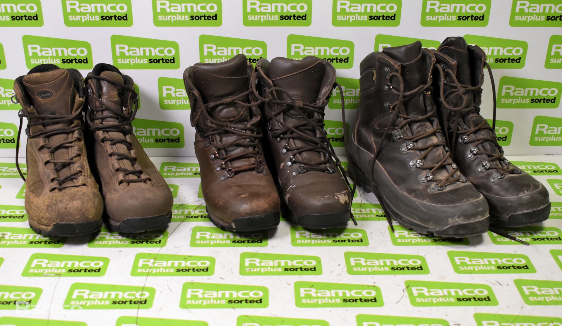 50x pairs of Various boots including Magnum, Iturri & YDS - mixed grades and sizes