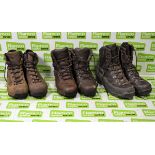 50x pairs of Various boots including Magnum, Iturri & YDS - mixed grades and sizes