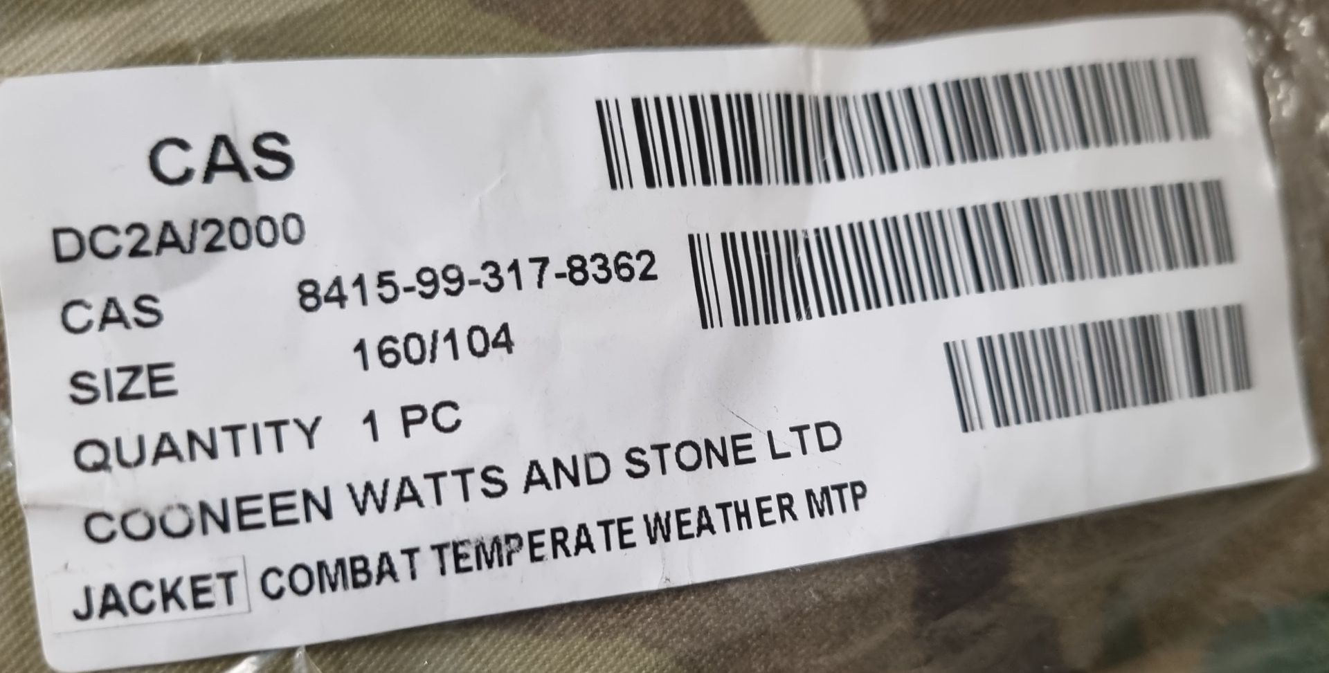 3x British Army MTP combat jackets temperate weather - new / packaged - Image 7 of 7