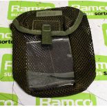 13x British Army bags, mesh small