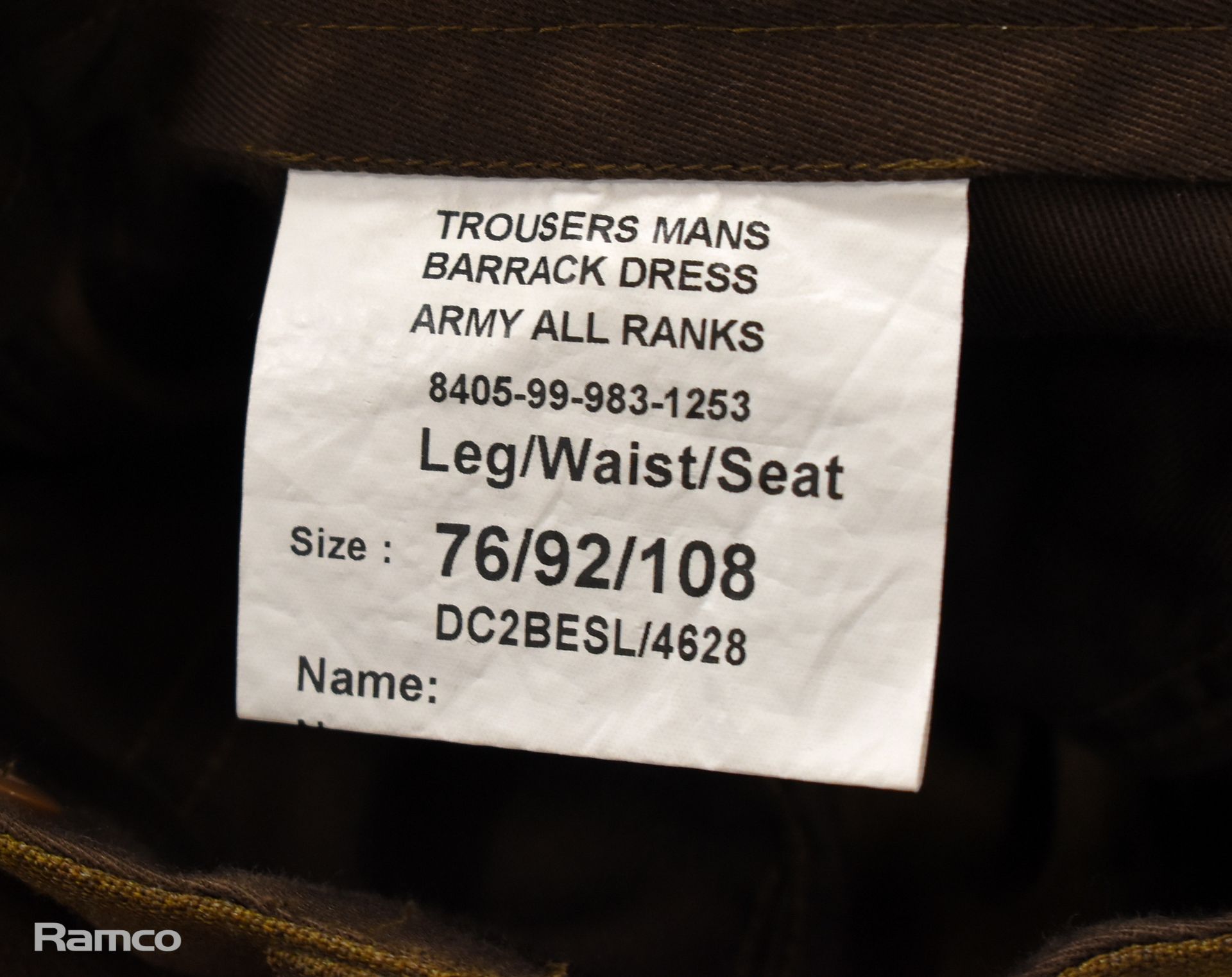 40x British Army No. 2 Dress trousers - mixed grades and sizes - Bild 8 aus 11