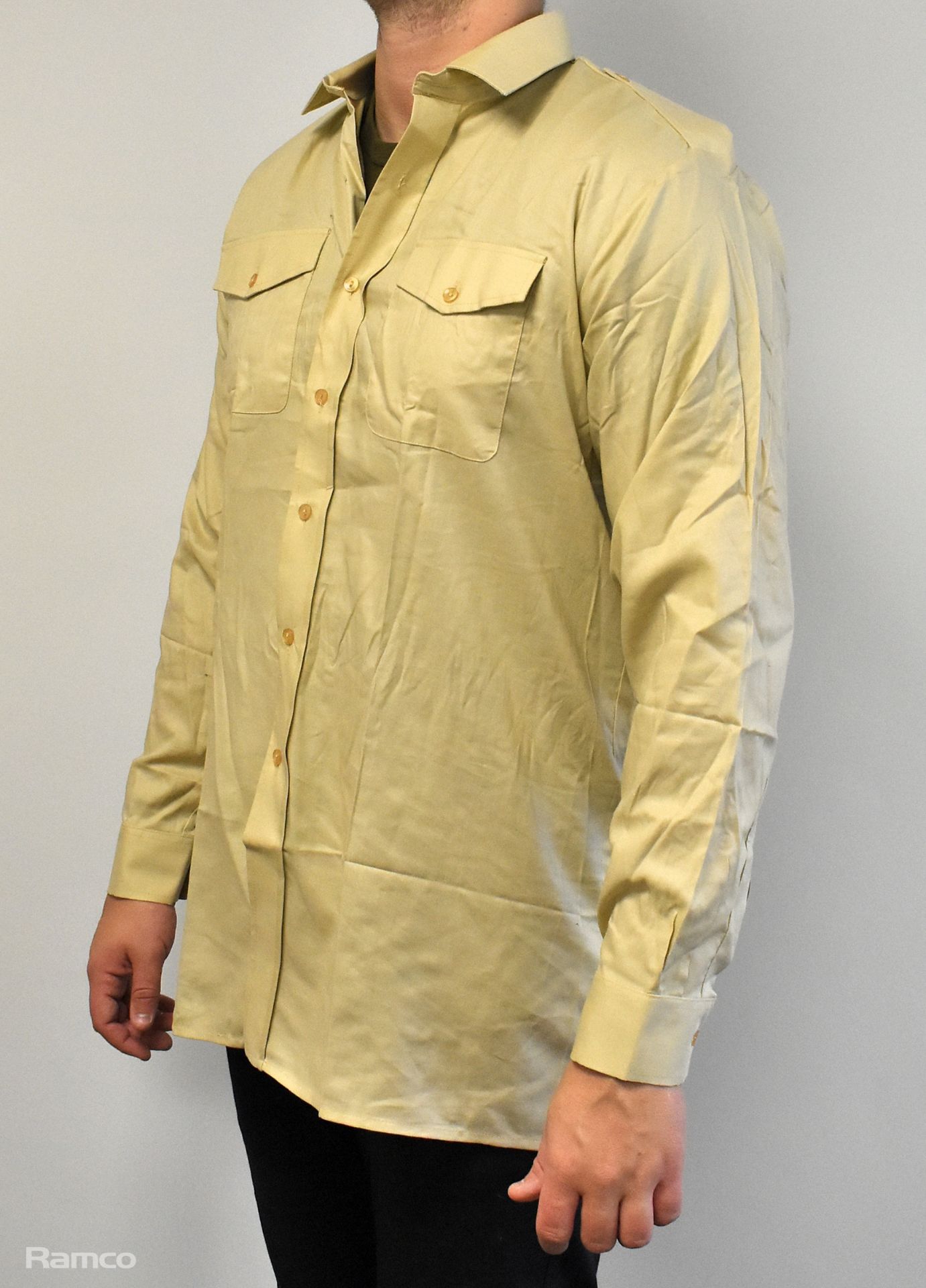 90x British Army Fawn shirts long sleeve - mixed grades and sizes - Image 2 of 8