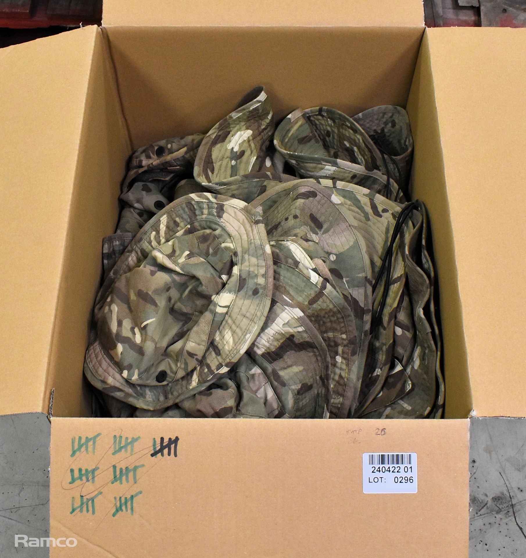 49x British Army MTP combat hats Tropical - mixed grades and sizes - Image 7 of 7