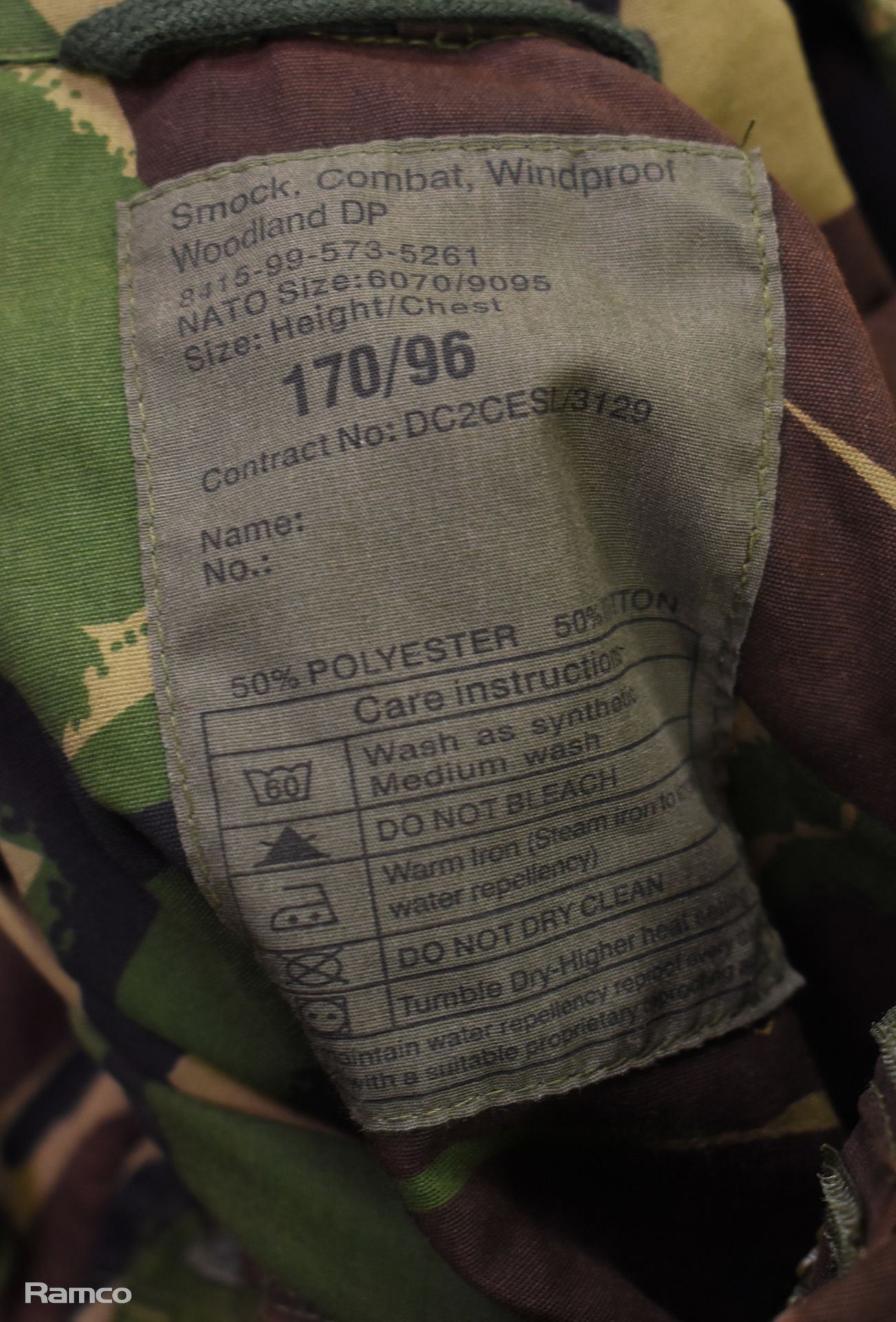 25x British Army DPM combat smocks windproof - mixed sizes - Image 12 of 15