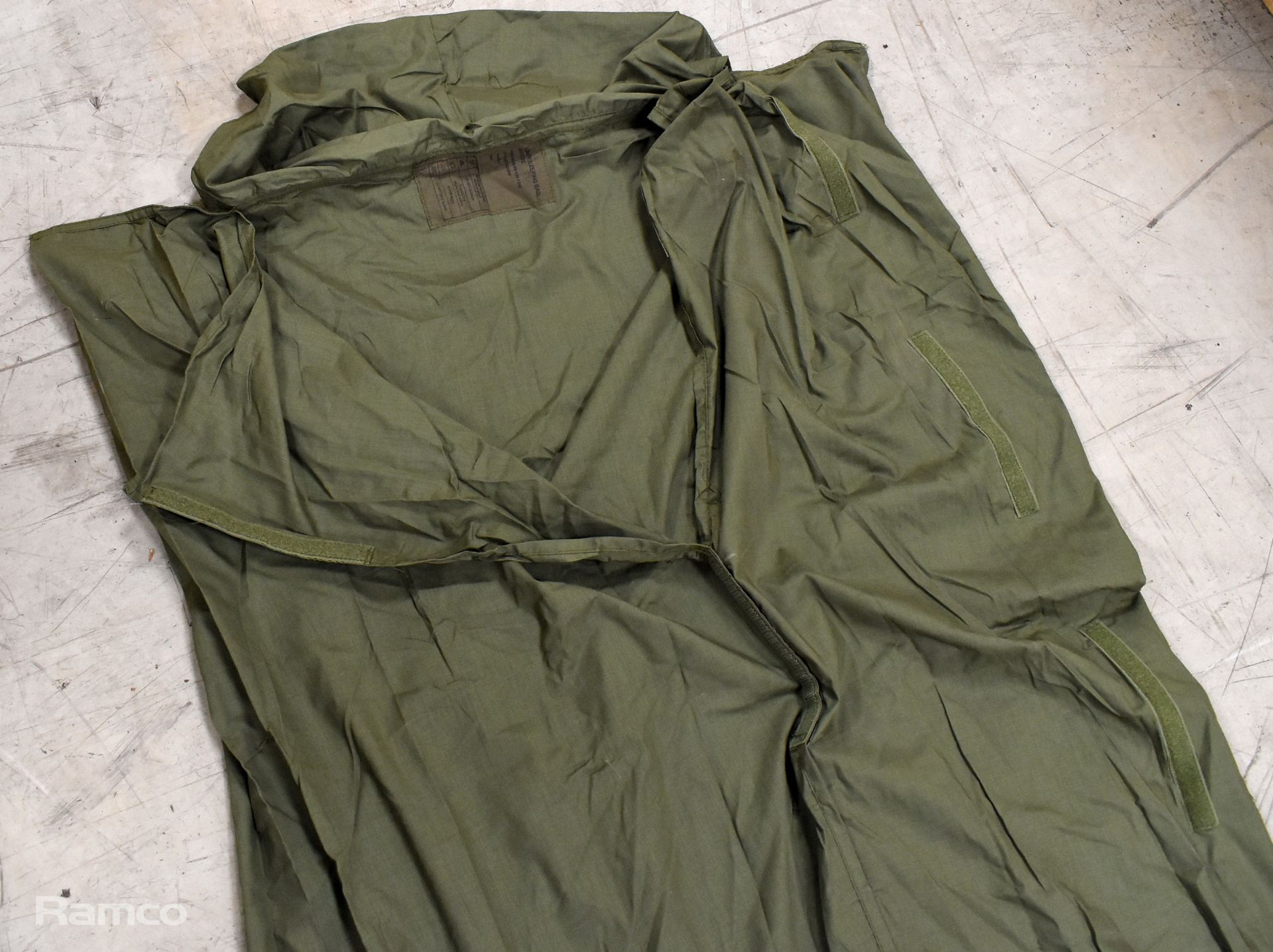 36x British Army sleeping bag light weight liners - large - Olive - mixed grades - Image 3 of 7