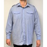 100x British RAF short sleeved shirts - Blue - mixed grades and sizes