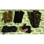 120x Various glove, mittens & cold weather gloves - mixed grades and sizes