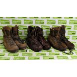 50x pairs of Various boots - Magnum, Haix & YDS - mixed grades and sizes