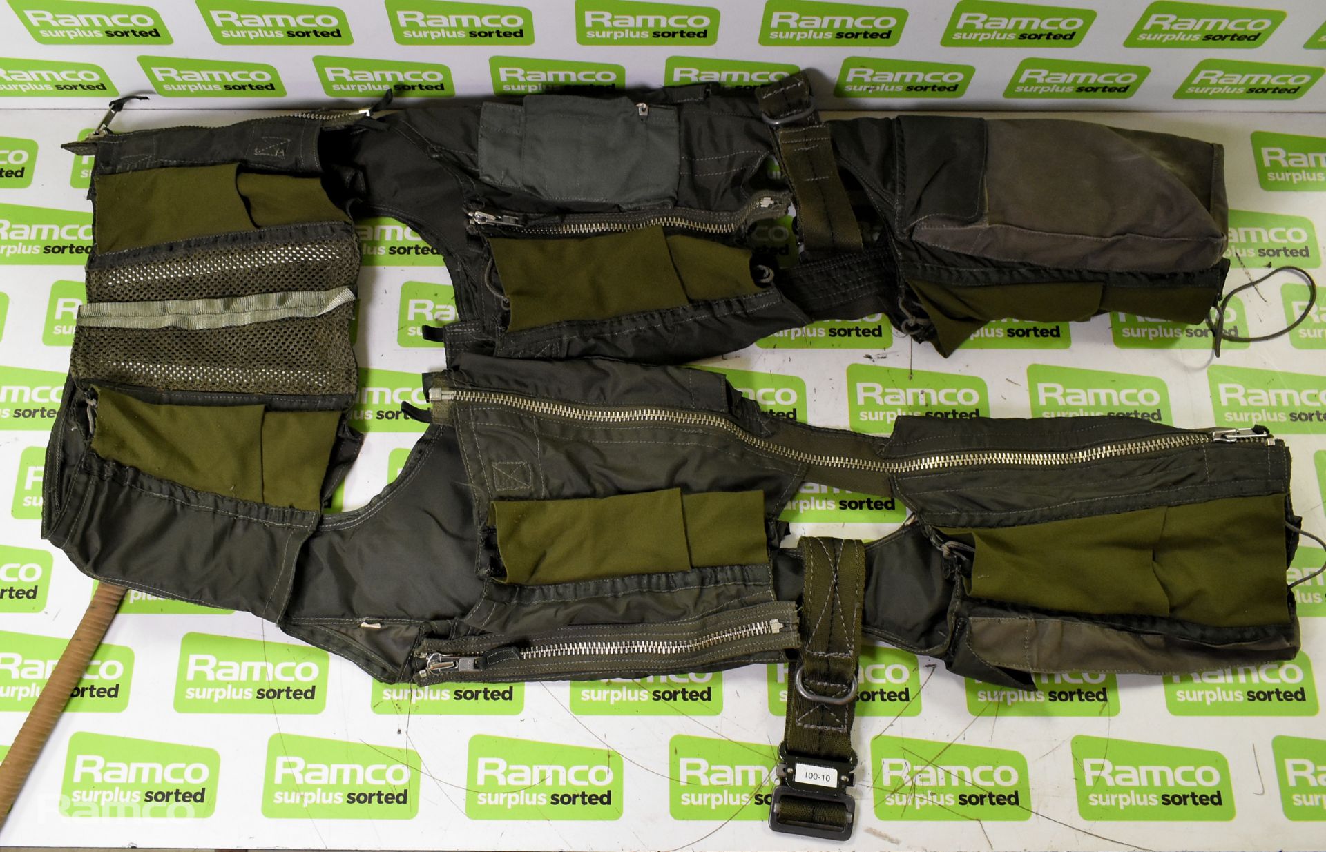 8x British Army MK 4 Anti-G external trousers - mixed types - mixed grades and sizes