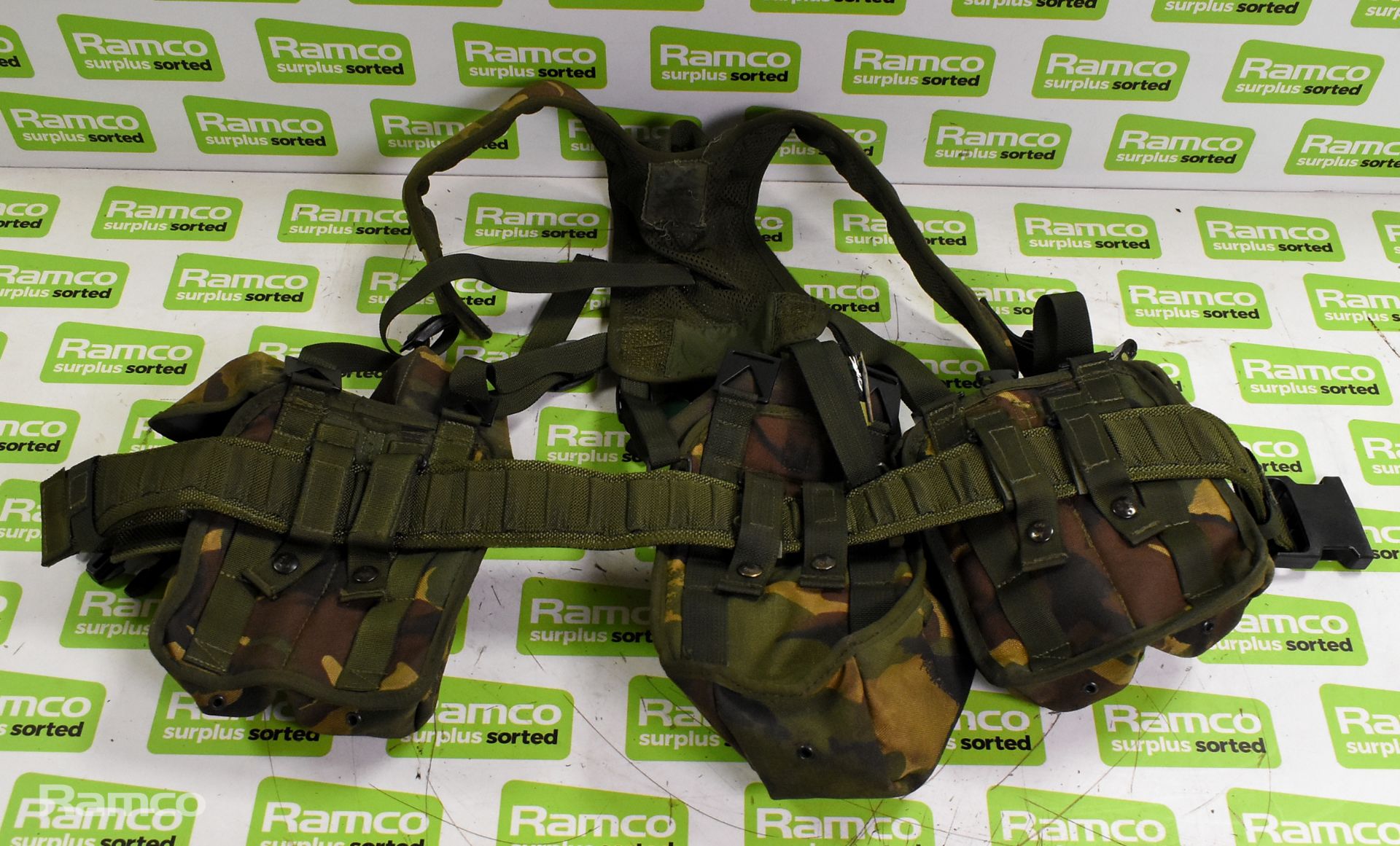 8x British Army DPM vests with pouch - mixed grades and sizes - Image 7 of 11