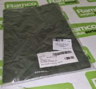 3x British Army sweat rags - Tropical Green - new / packaged