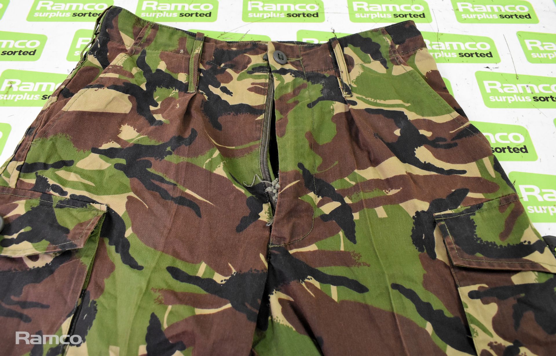 40x British Army combat woodland trousers - mixed grades and sizes - Image 4 of 10