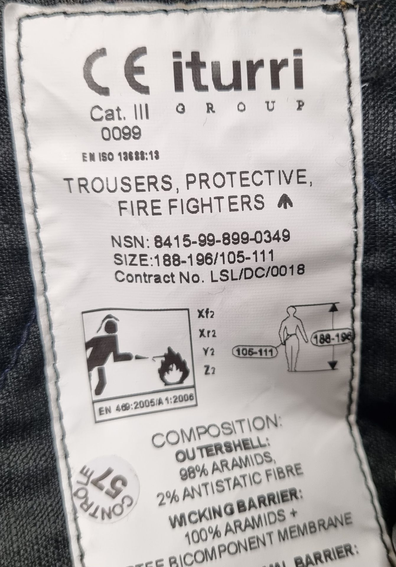 Iturri Firefighter Protective Gore-Tex Trousers - Bild 3 aus 3