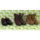 50x pairs of Various shoes, boots and trainers - different makes & sizes - mixed grades