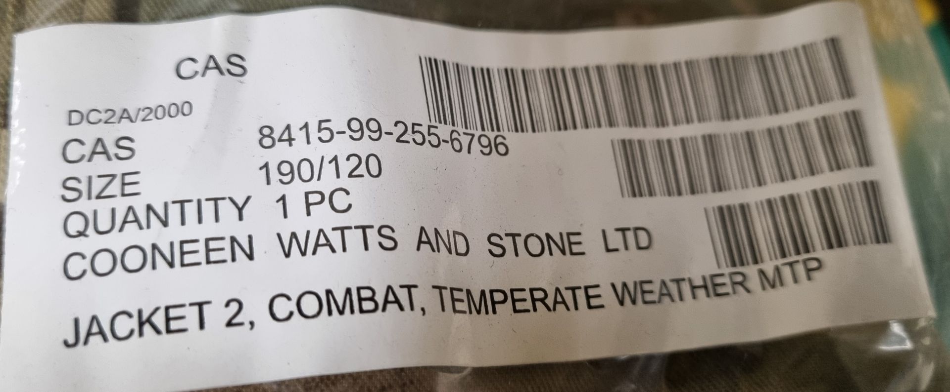 2x British Army MTP combat jackets 2 temperate weather - new / packaged - Image 4 of 5