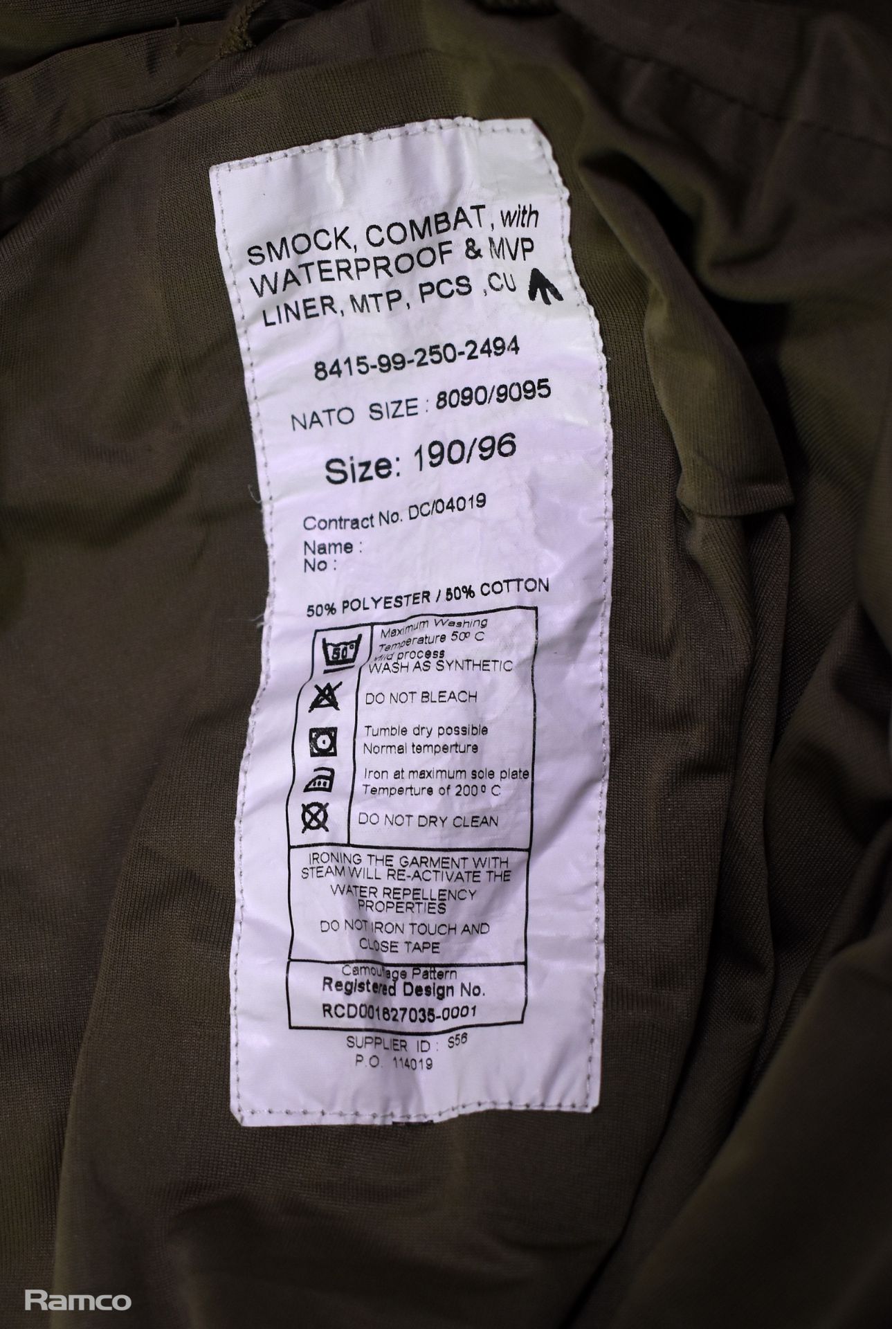 25x British Army MTP windproof smocks - mixed grades and sizes - Image 10 of 10