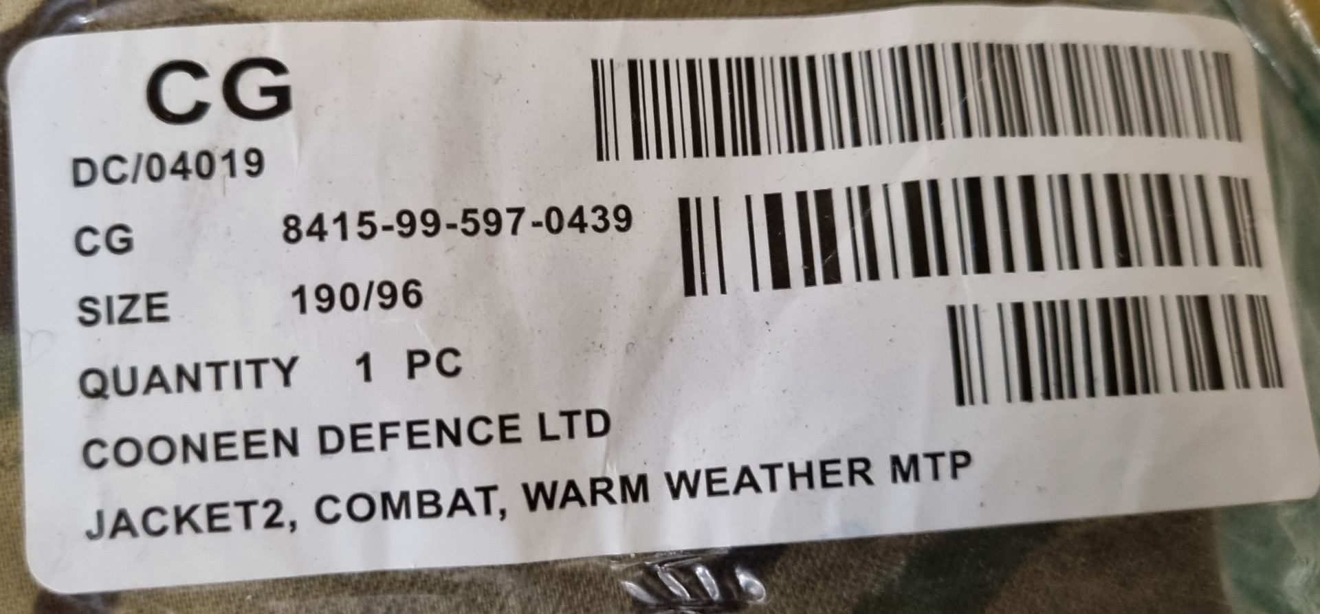2x British Army MTP combat jackets 2 warm weather - new / packaged - Bild 5 aus 6