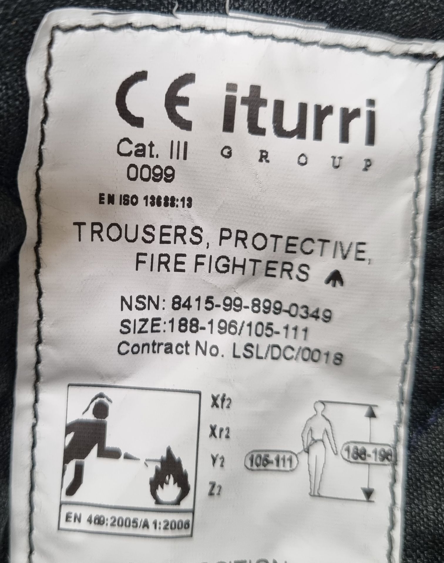 Iturri Firefighter Protective Gore-Tex Trousers - Bild 3 aus 3