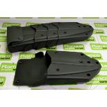 8x packs of British Army entrenching tool carriers - 5 per pack