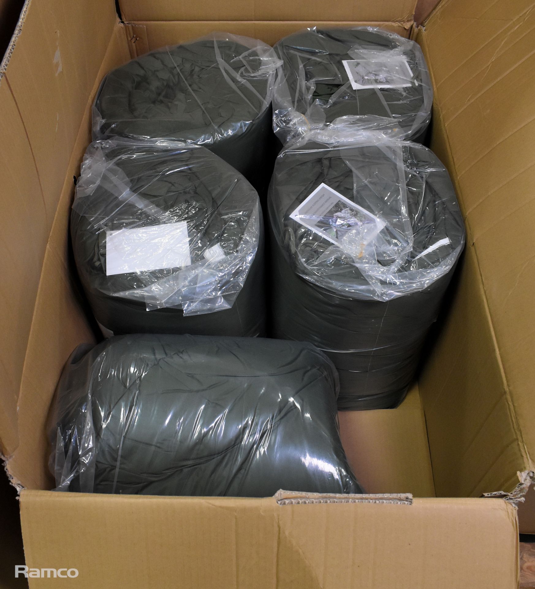 5x British Army modular sleeping bags medium weight - large - Image 10 of 10