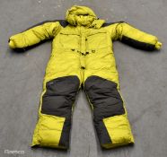 11x Expedition suits - RAB and Mountain - mixed colours - mixed grades & sizes