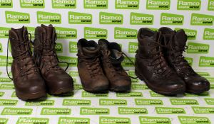 50x pairs of Various boots including Magnum, Iturri & YDS - mixed grades and sizes