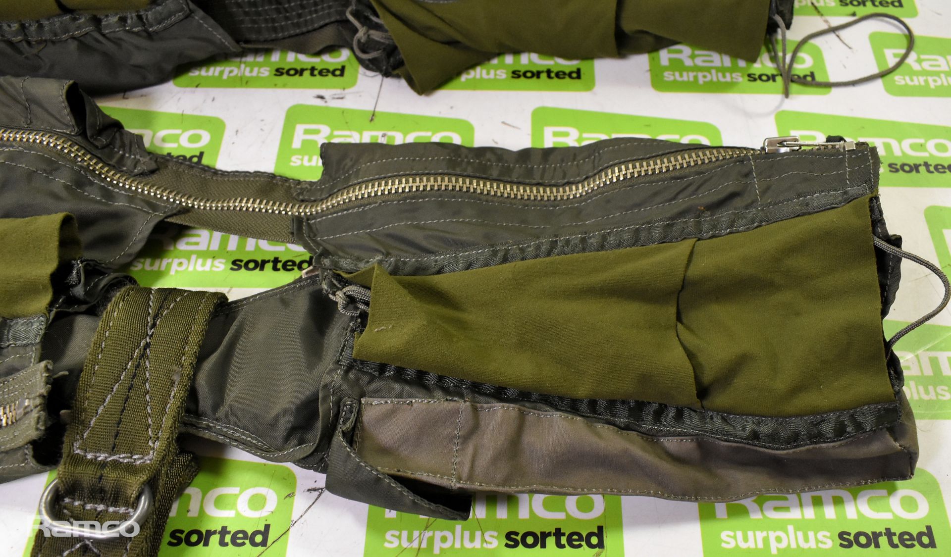 8x British Army MK 4 Anti-G external trousers - mixed types - mixed grades and sizes - Image 3 of 8