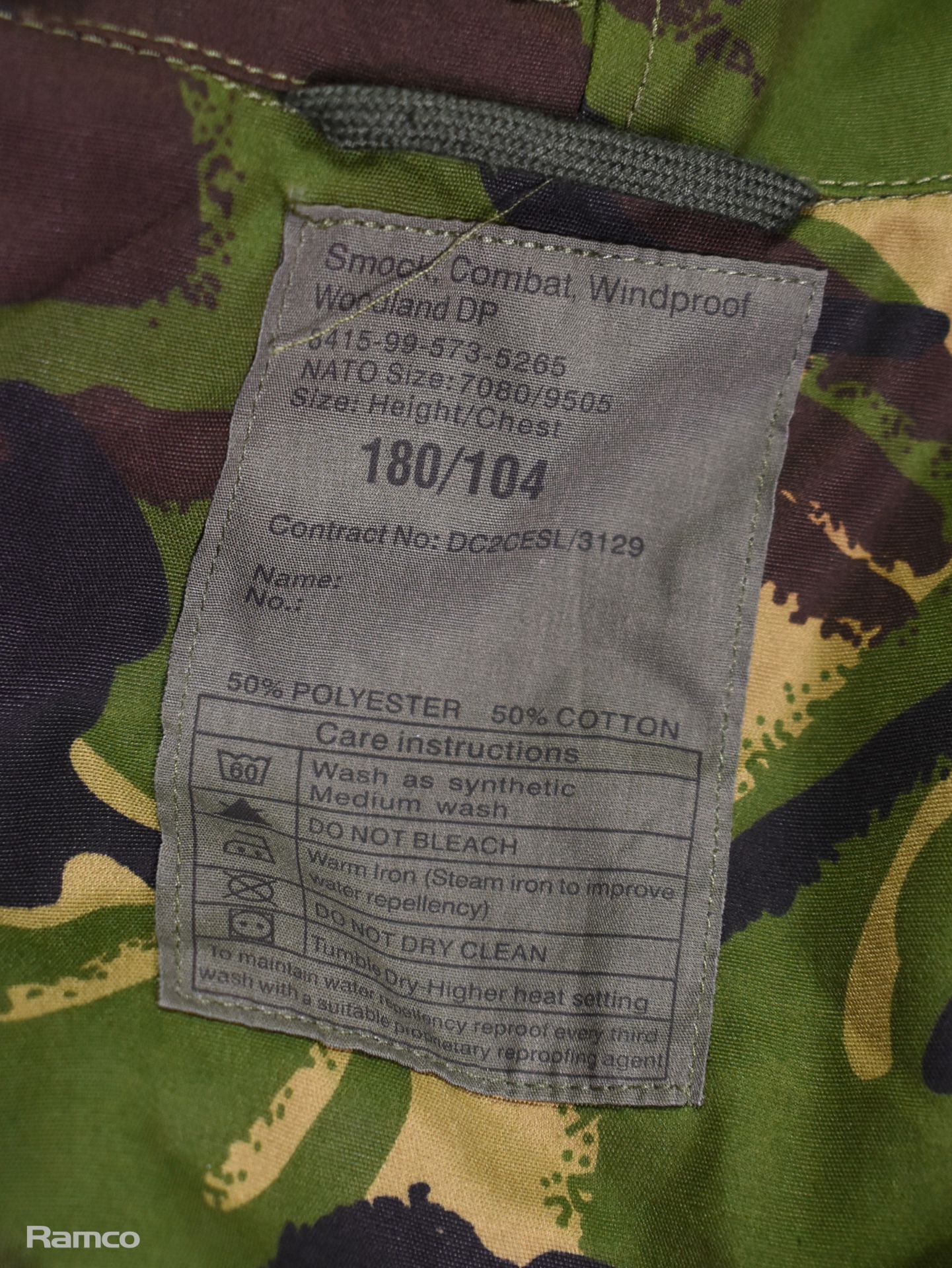 25x British Army DPM combat smocks windproof - mixed sizes - Image 15 of 15