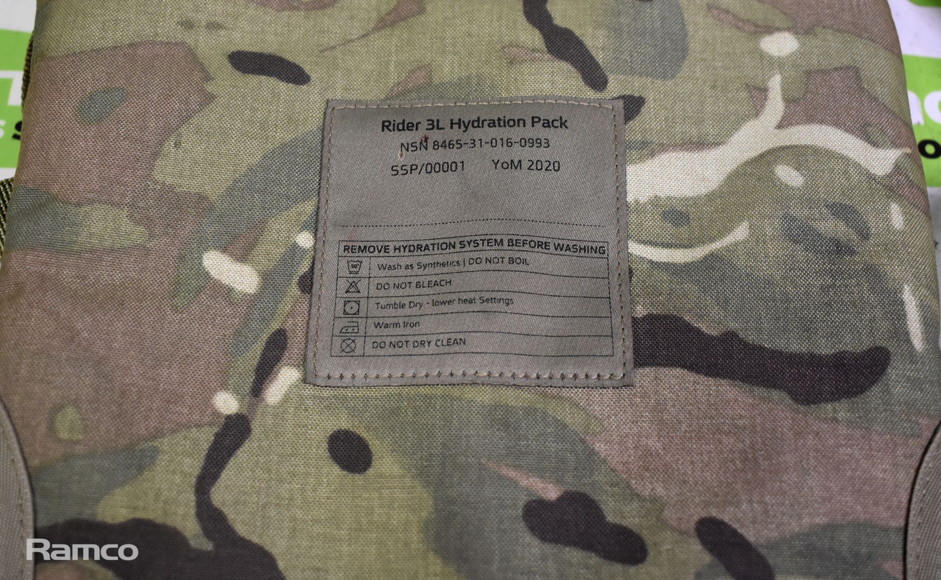 25x British Army MTP water hydration packs - mixed grades - Image 3 of 8