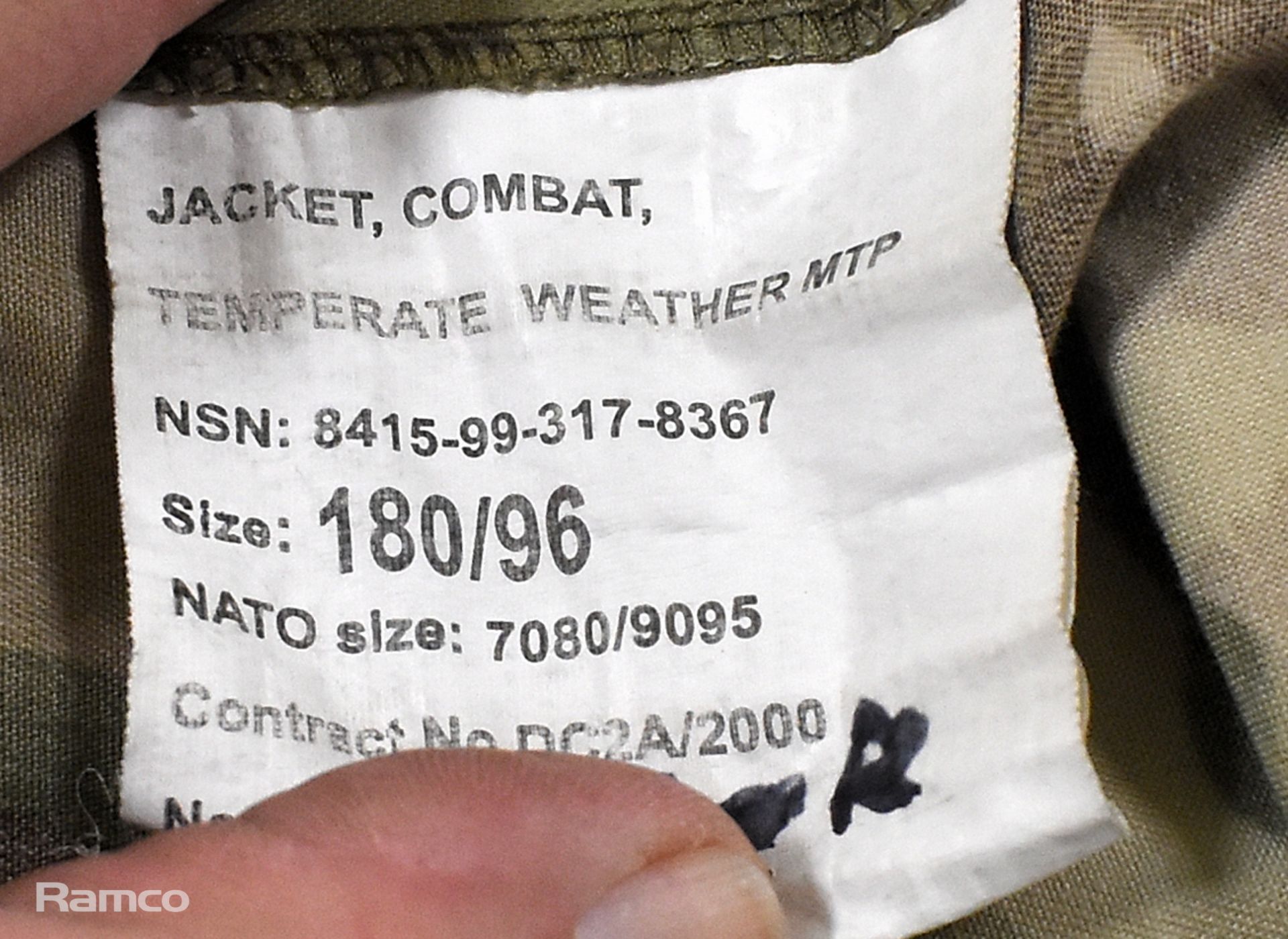 60x British Army MTP combat jackets temperate weather - mixed grades and sizes - Image 5 of 7