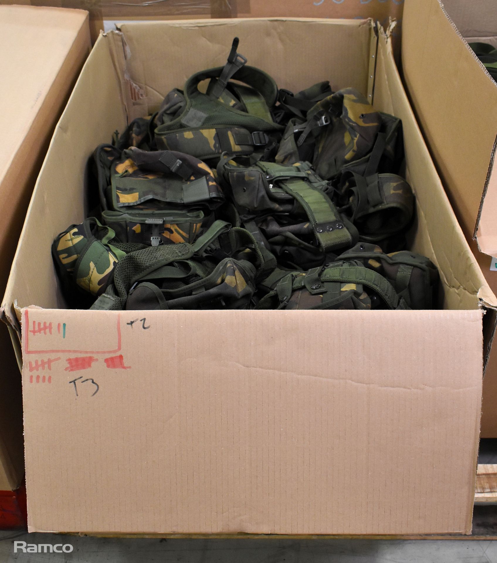 8x British Army DPM vests with pouch - mixed grades and sizes - Image 11 of 11