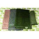 25x British Army combat towels - mixed grades and sizes