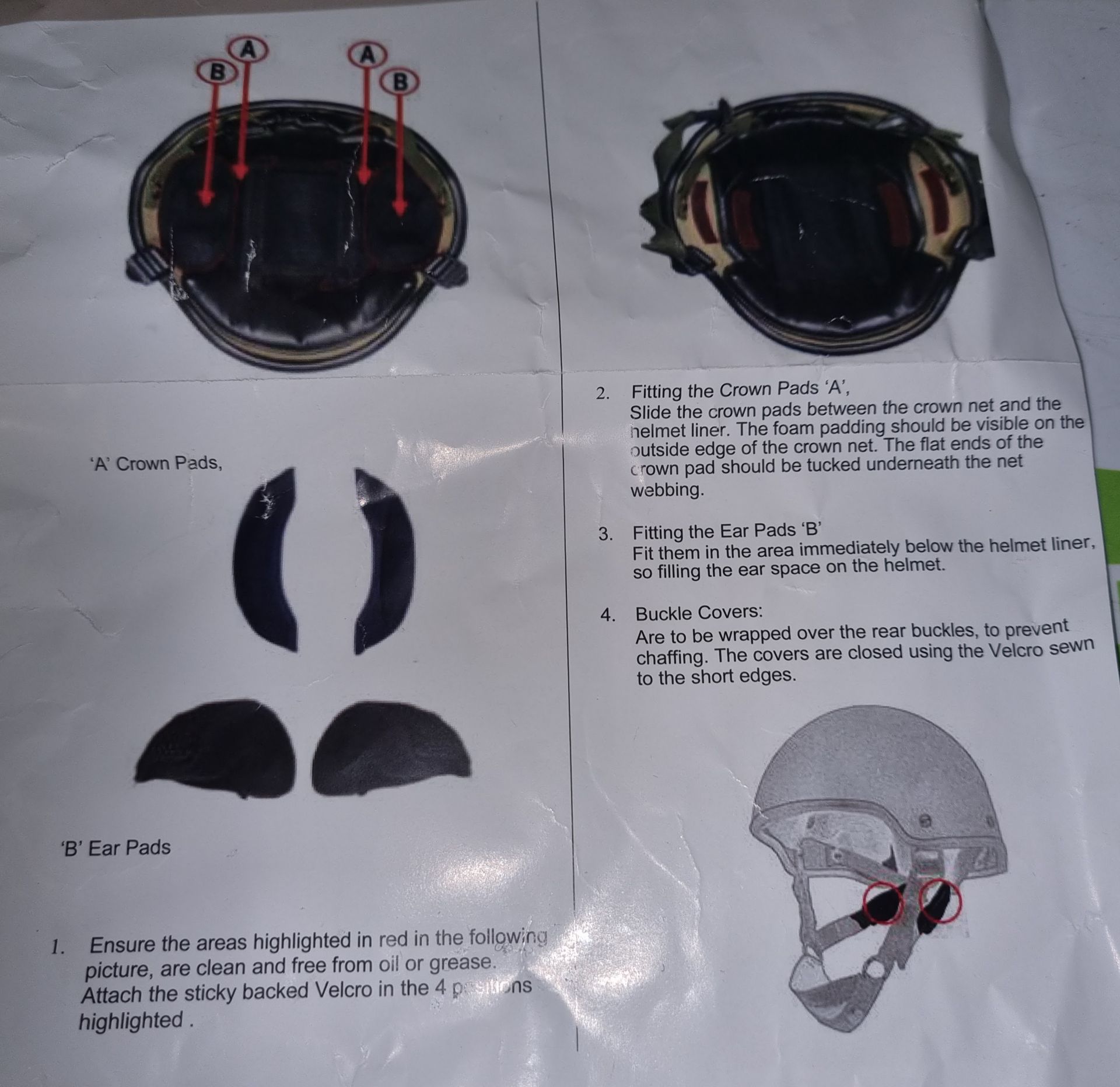 2x British Army head net protection, British Army MK2 arctic face mask, British Army comfort pad kit - Image 19 of 19