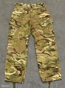 100x British Army MTP combat trousers warm weather - mixed grades and sizes