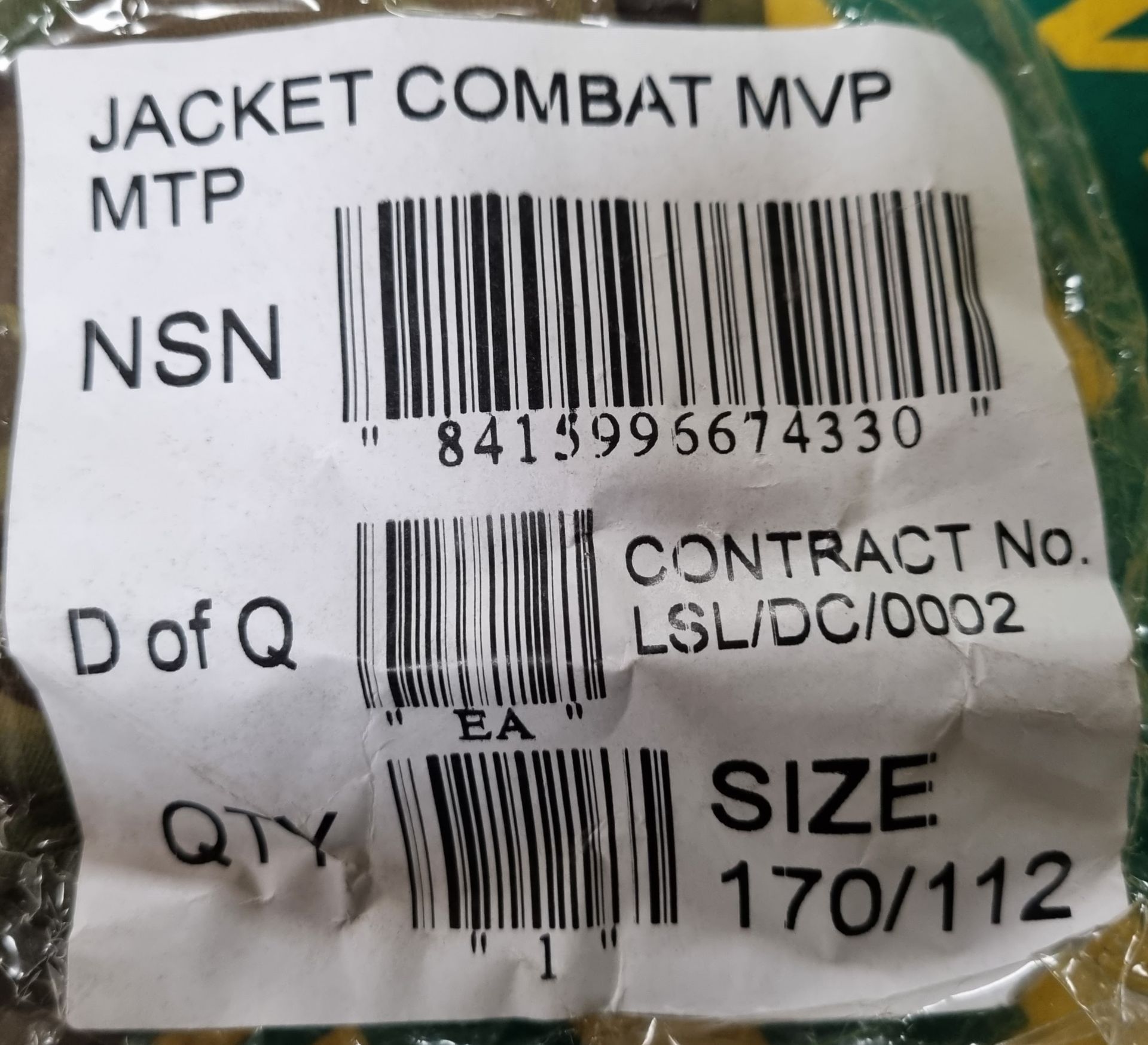 British Army MTP MVP combat jacket - new / packaged - Image 4 of 4
