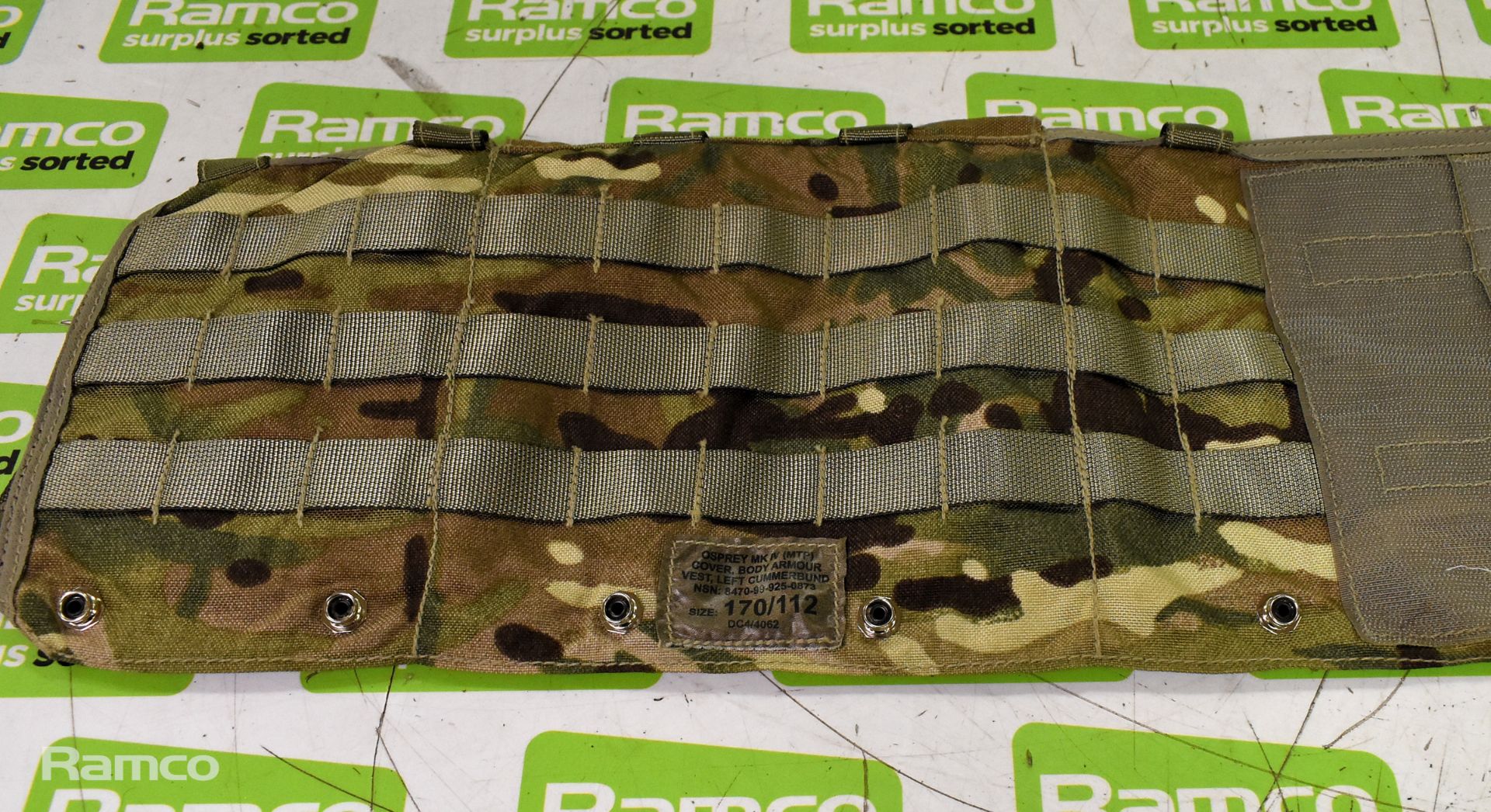 14x British Army MTP Osprey MK IV cummerbund vest body armour covers - mixed grades and sizes - Image 2 of 5