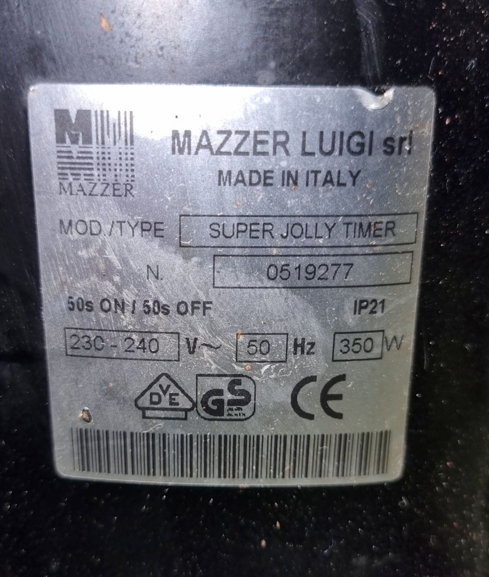 Mazzer Luigi Super Jolly Timer espresso coffee grinder body - Image 3 of 4