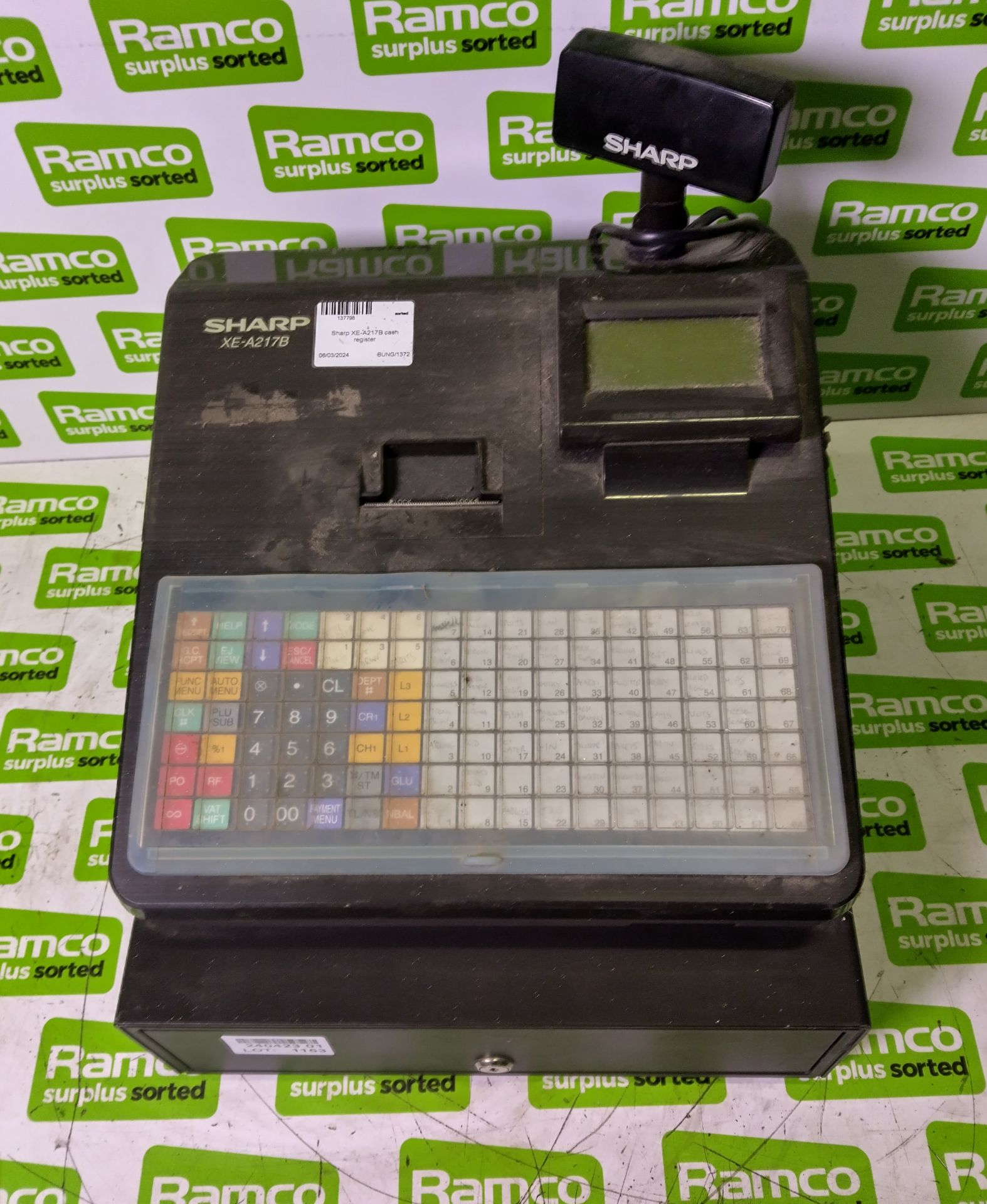 Sharp XE-A217B cash register