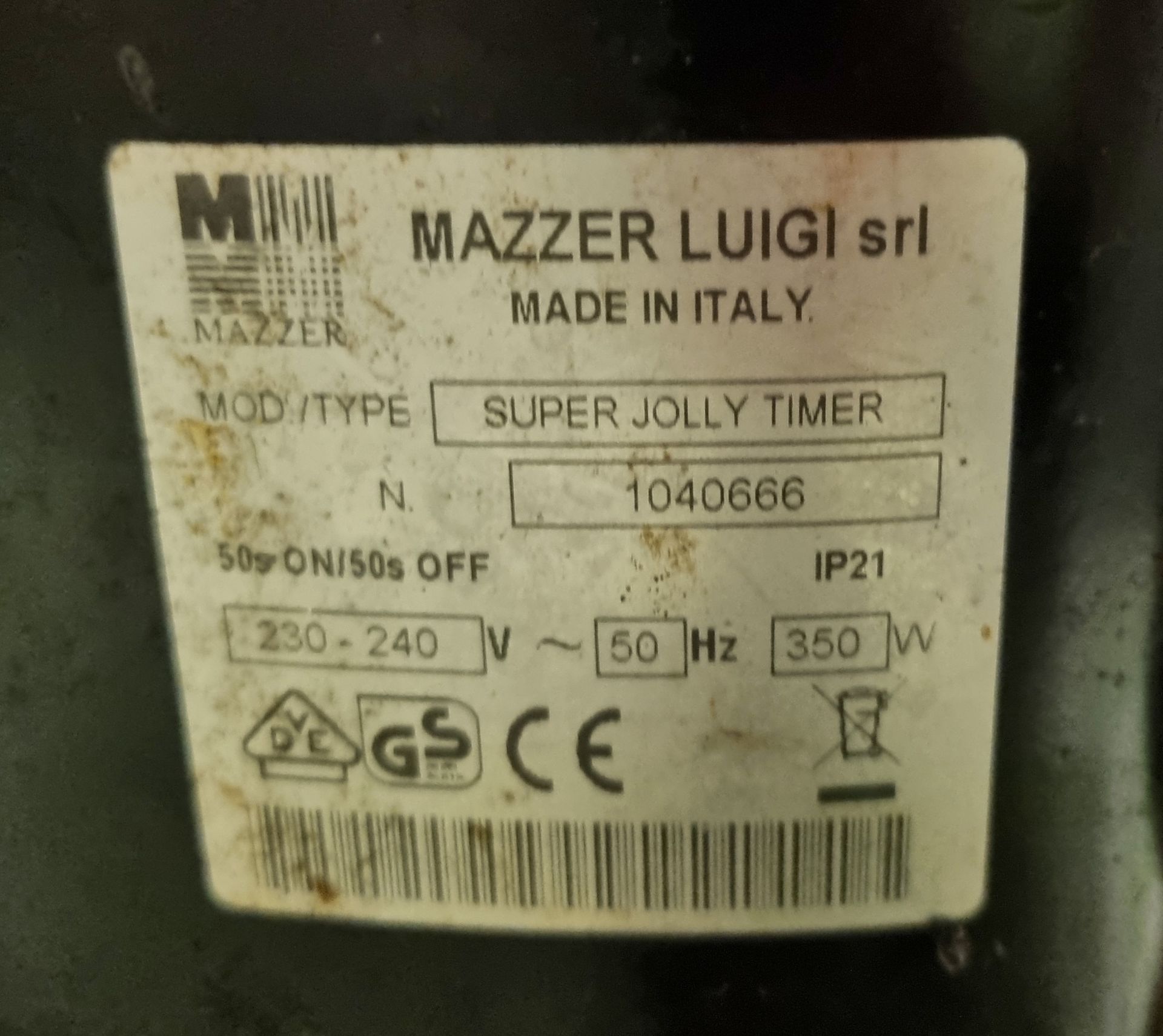Mazzer Luigi Super Jolly Timer espresso coffee grinder - Bild 5 aus 6