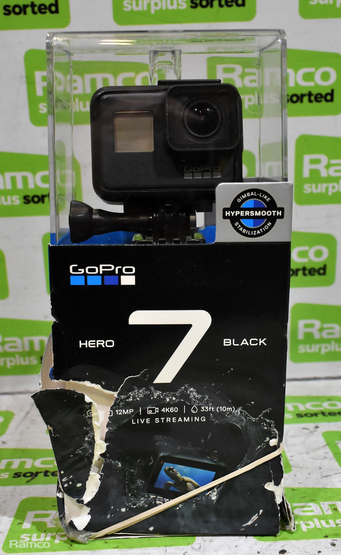GoPro HERO7 - 12MP waterproof digital action camera with touch screen 4K HD Video with battery - Image 2 of 5