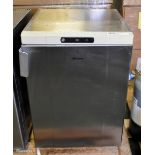 Gram K 200 RU H 3N stainless steel single door under counter fridge - W 600 x D 670 x H 830mm