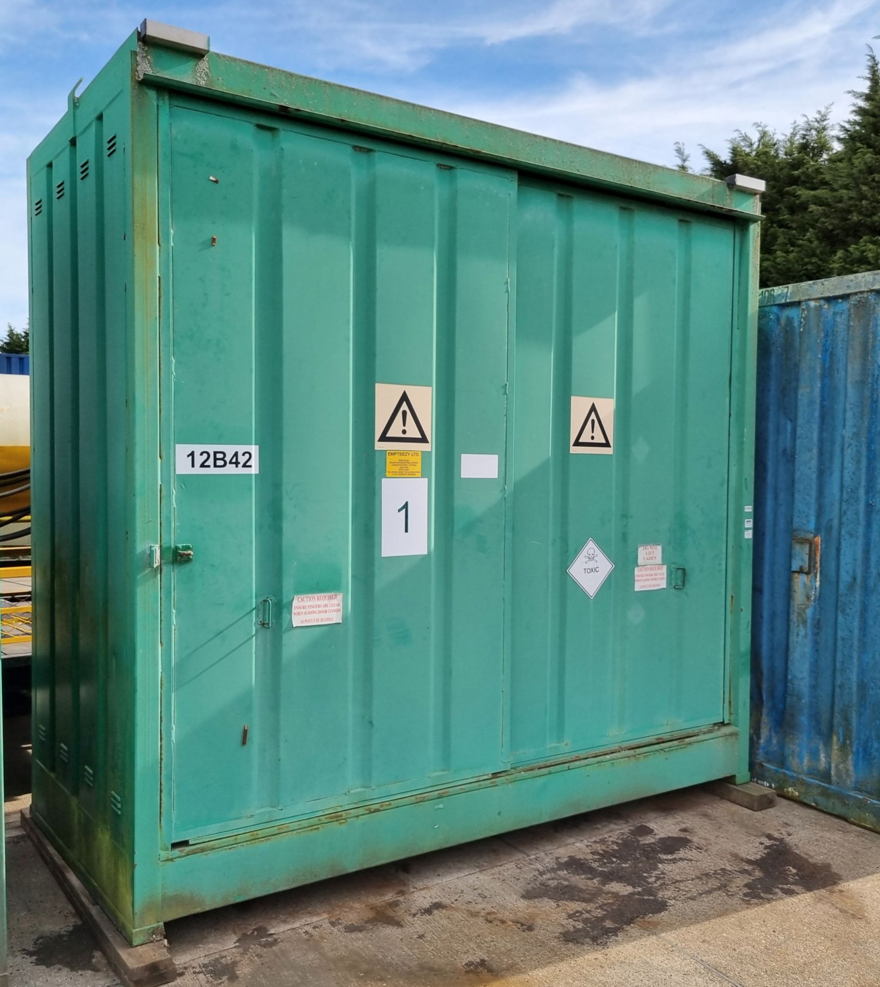 Empteezy ICB storage container - green - W 3050 x D 1500 x H 3000mm - Image 2 of 10