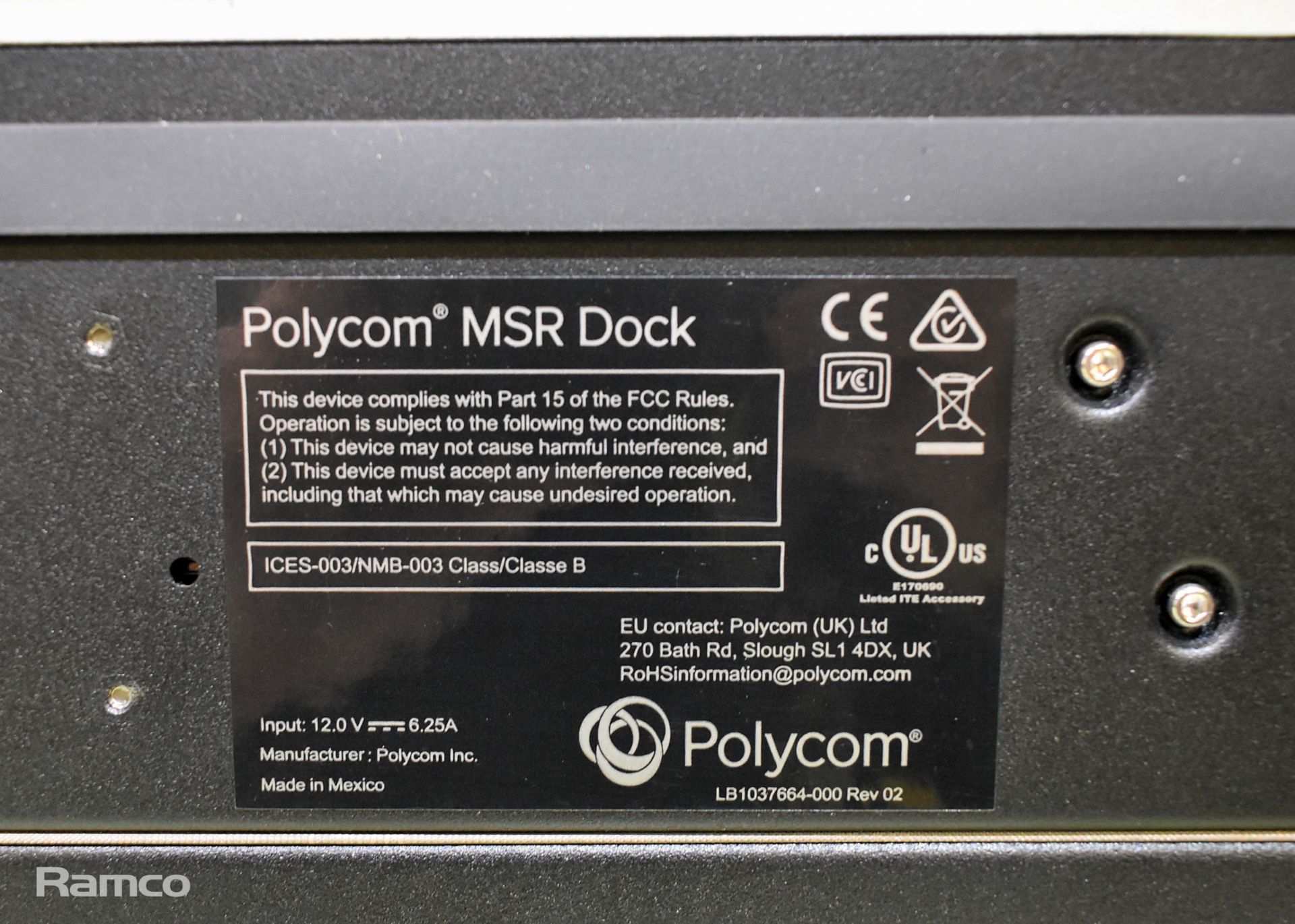 4x Polycom MSR docking systems for Microsoft Surface Pro - Image 6 of 14