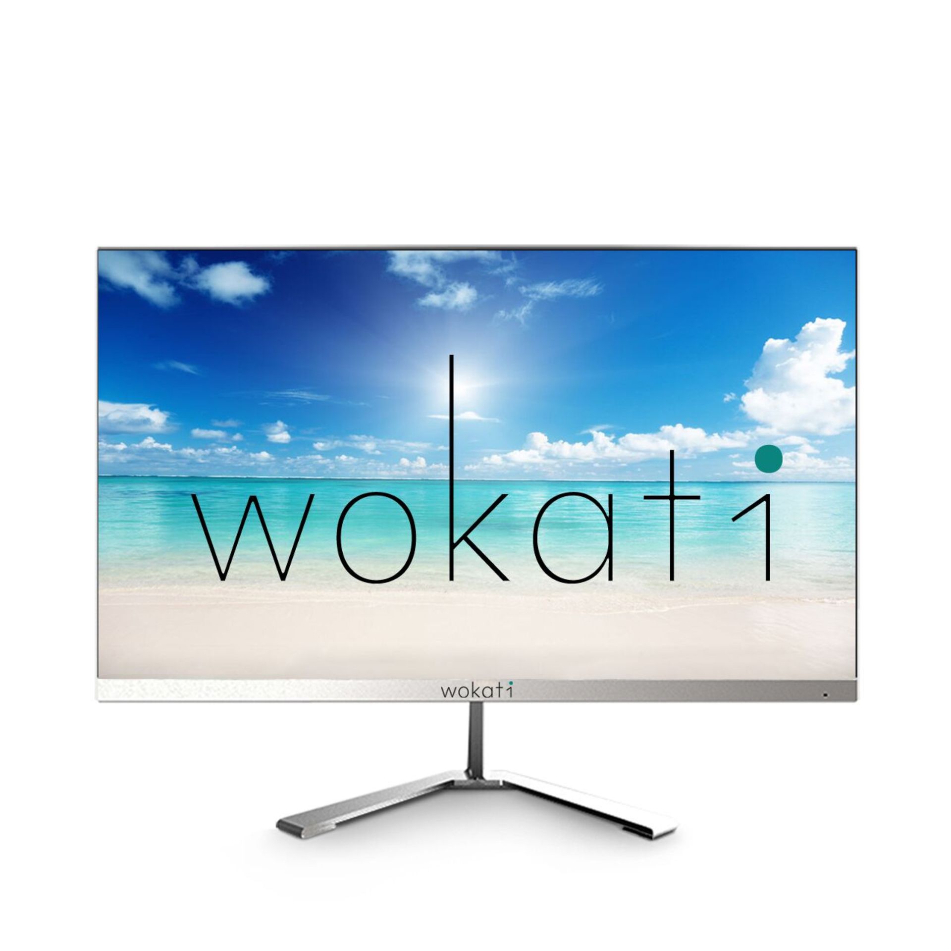 Off-site - 5x Wokati 24 inch monitors – unused and boxed - Image 4 of 6
